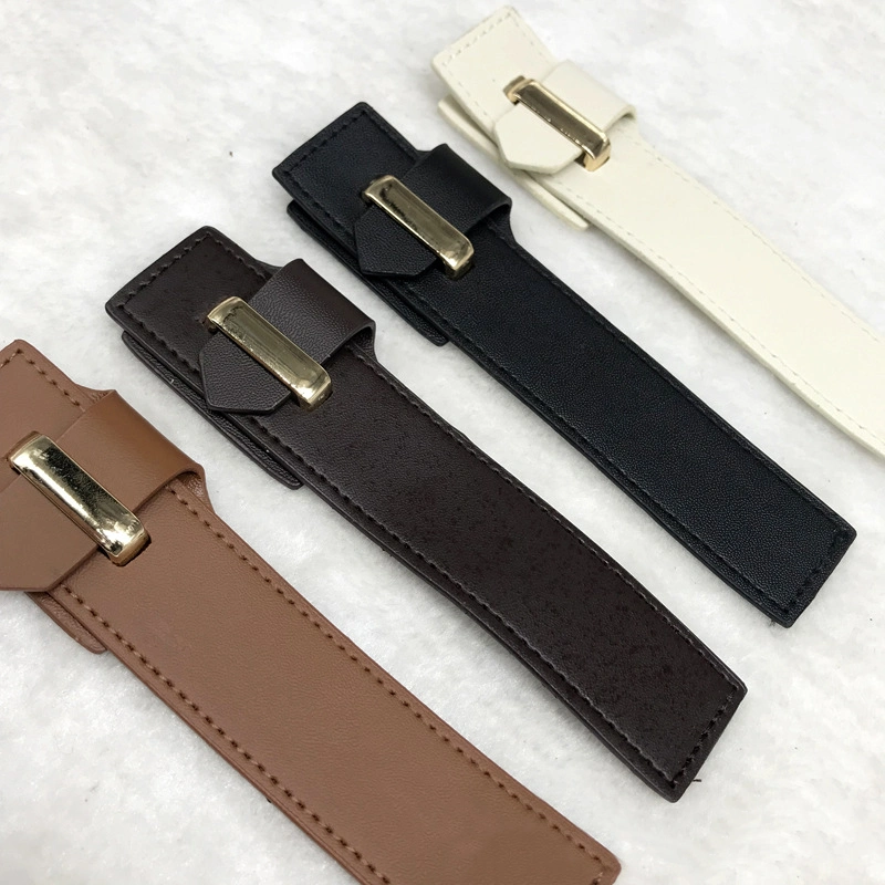 Classic Leather Snap Toggle Clasp Buckle Metal Buckle Closure Clip Holder