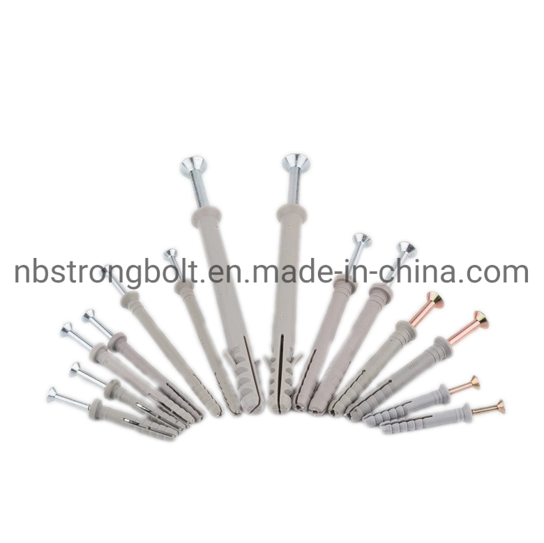 Nylon Screw Hammer Drive Fixing Anchor