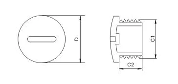 Nylon Blind Screw Plug for Cable Glands M25*1.5